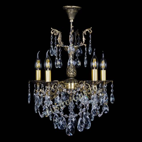Бронзовая люстра Ариадна №5 Баден в Самаре Гусь Хрустальный