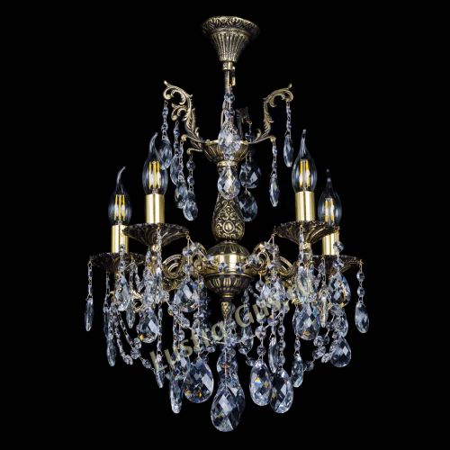 Бронзовая люстра Ариадна №5 Баден в Самаре Гусь Хрустальный