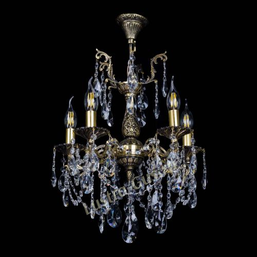 Бронзовая люстра Ариадна №5 Лучик в Самаре Гусь Хрустальный