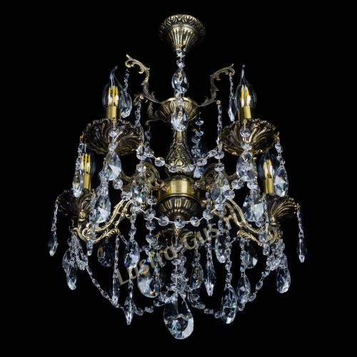 Бронзовая люстра Ариадна №5 Лучик в Самаре Гусь Хрустальный