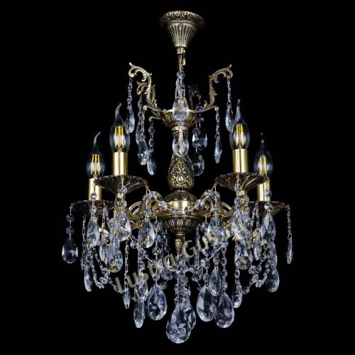 Бронзовая люстра Ариадна №5 Журавлик в Самаре Гусь Хрустальный