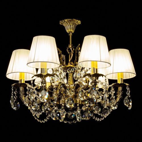 Бронзовая люстра Артемида №2 Прованс в Самаре Гусь Хрустальный