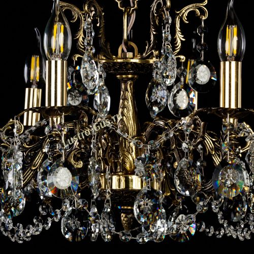 Люстра бронзовая Артемида №2 в Самаре Гусь Хрустальный