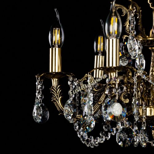 Люстра бронзовая Артемида №2 в Самаре Гусь Хрустальный