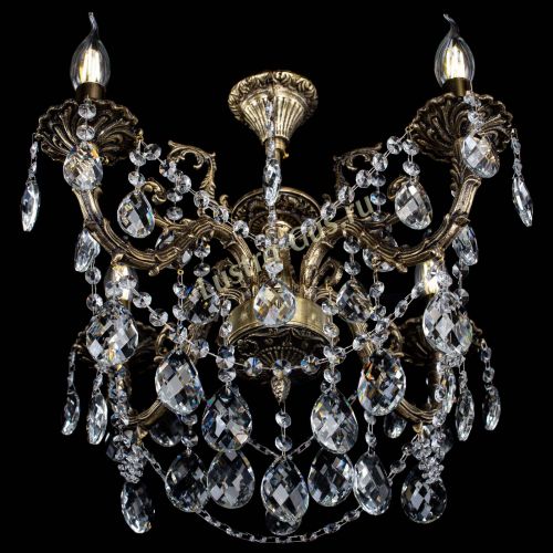 Люстра бронзовая Артемида №4 баден в Самаре Гусь Хрустальный