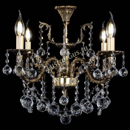 Люстра бронзовая Артемида №4 шар в Самаре Гусь Хрустальный