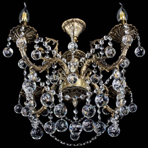 Люстра бронзовая Артемида №4 шар в Самаре Гусь Хрустальный