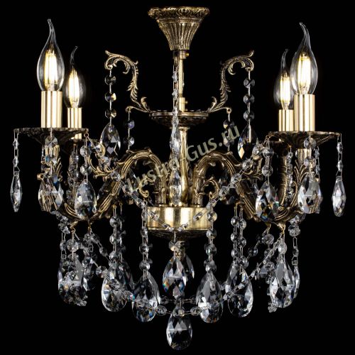 Люстра бронзовая Артемида №4 журавлик в Самаре Гусь Хрустальный