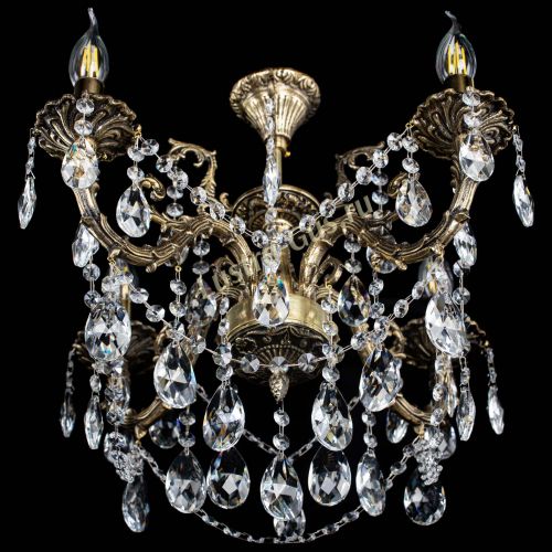 Люстра бронзовая Артемида №4 журавлик в Самаре Гусь Хрустальный