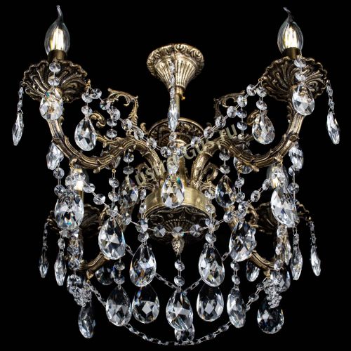 Люстра бронзовая Артемида №4 журавлик в Самаре Гусь Хрустальный