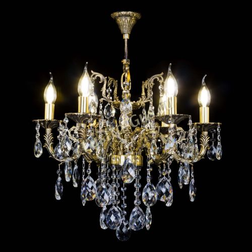 Бронзовая люстра Артемида №6 баден в Самаре Гусь Хрустальный