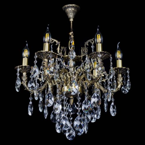 Бронзовая люстра Артемида №6 баден в Самаре Гусь Хрустальный