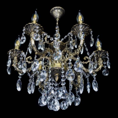 Бронзовая люстра Артемида №6 баден в Самаре Гусь Хрустальный