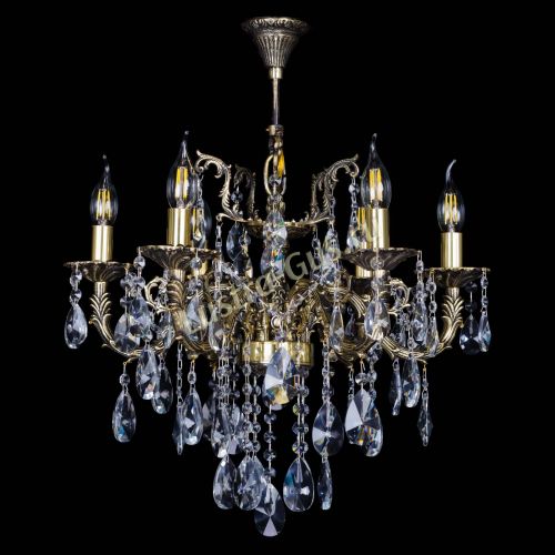 Бронзовая люстра Артемида №6 лучик в Самаре Гусь Хрустальный