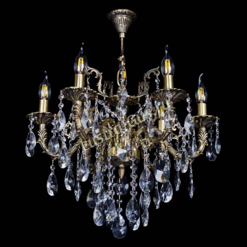 Бронзовая люстра Артемида №6 лучик в Самаре Гусь Хрустальный