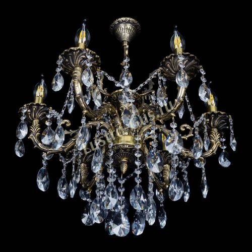 Бронзовая люстра Артемида №6 лучик в Самаре Гусь Хрустальный