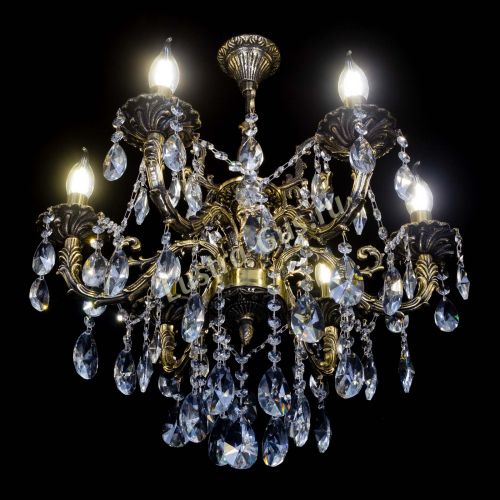 Бронзовая люстра Артемида №6 лучик в Самаре Гусь Хрустальный