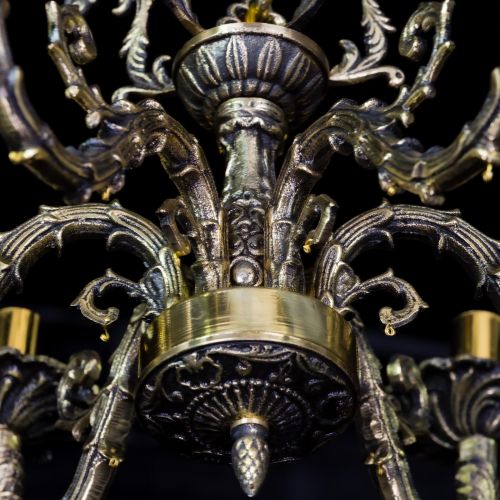 Бронзовая люстра Артемида №6 лучик в Самаре Гусь Хрустальный