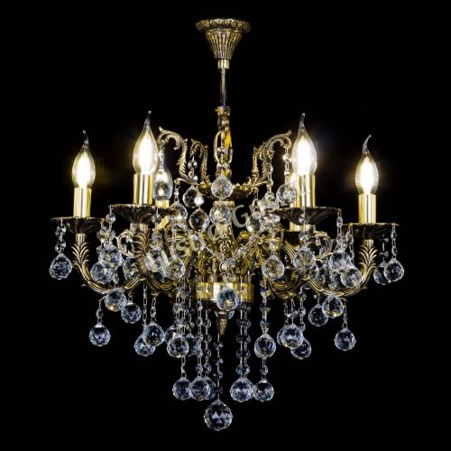 Бронзовая люстра Артемида №6 шар в Самаре Гусь Хрустальный