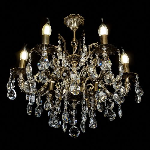 Бронзовая люстра Артемида в Самаре Гусь Хрустальный