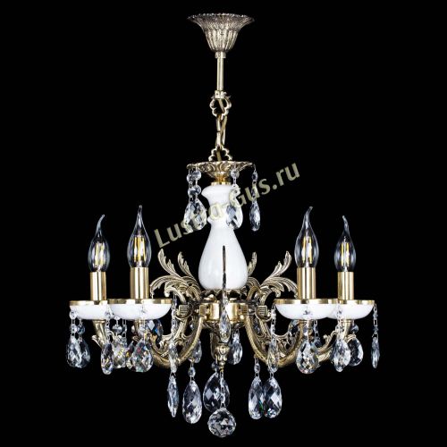 Люстра бронзовая Атланта из мрамора Баден №5/1 в Самаре Гусь Хрустальный