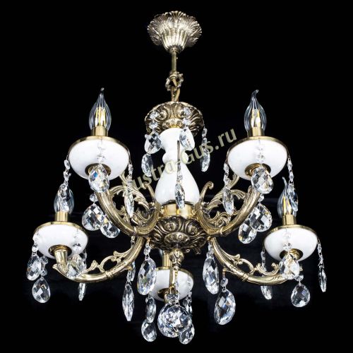 Люстра бронзовая Атланта из мрамора Баден №5/1 в Самаре Гусь Хрустальный