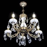 Люстра бронзовая Атланта из мрамора Баден №5/1 в Самаре