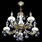 Люстра бронзовая Атланта из мрамора №5/1 Шар в Самаре