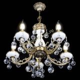 Люстра бронзовая Атланта из мрамора №5/1 Шар в Самаре