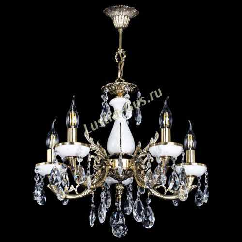 Люстра бронзовая Атланта из мрамора №5/1 Журавлик в Самаре Гусь Хрустальный