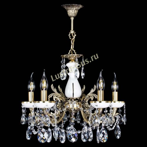Люстра бронзовая Атланта из мрамора Баден №5/3 в Самаре Гусь Хрустальный