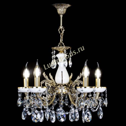 Люстра бронзовая Атланта из мрамора Баден №5/3 в Самаре Гусь Хрустальный
