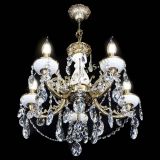 Люстра бронзовая Атланта из мрамора Баден №5/3 в Самаре