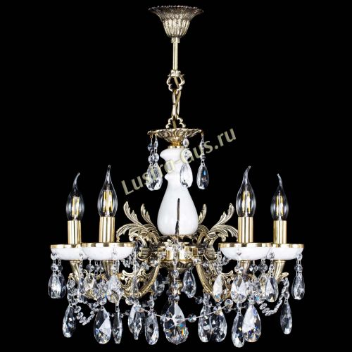 Люстра бронзовая Атланта из мрамора №5/3 Лучик в Самаре Гусь Хрустальный