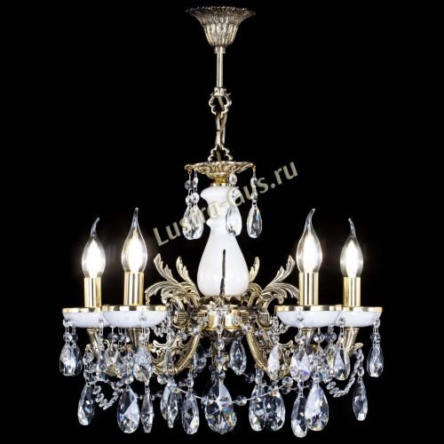 Люстра бронзовая Атланта из мрамора №5/3 Лучик в Самаре Гусь Хрустальный
