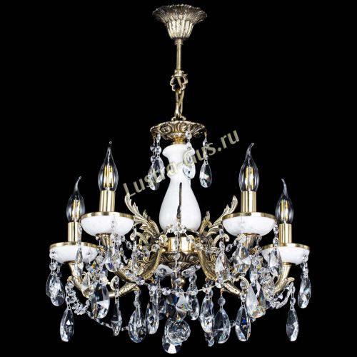 Люстра бронзовая Атланта из мрамора №5/3 Лучик в Самаре Гусь Хрустальный