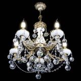 Люстра бронзовая Атланта из мрамора №5/3 Шар в Самаре