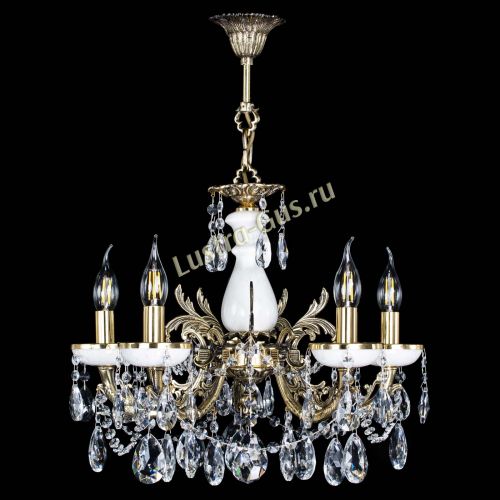 Люстра бронзовая Атланта из мрамора №5/3 Журавлик в Самаре Гусь Хрустальный