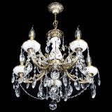 Люстра бронзовая Атланта из мрамора №5/3 Журавлик в Самаре