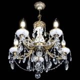 Люстра бронзовая Атланта из мрамора №5/3 Журавлик в Самаре