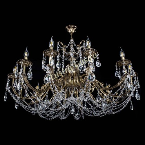 Люстра бронзовая Делия №12 баден в Самаре Гусь Хрустальный