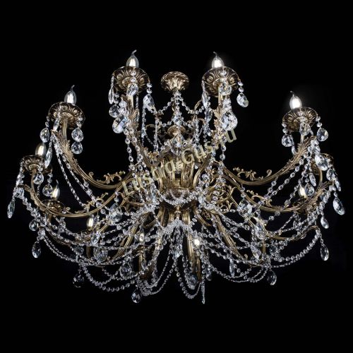 Люстра бронзовая Делия №12 баден в Самаре Гусь Хрустальный