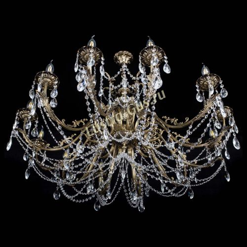 Люстра бронзовая Делия №12 журавлик в Самаре Гусь Хрустальный