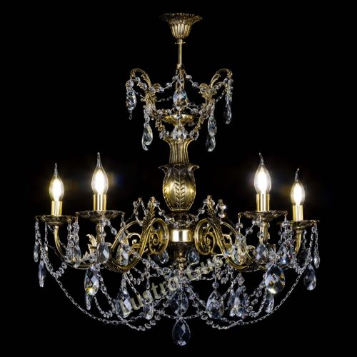 Люстра бронзовая Делия №5 баден в Самаре Гусь Хрустальный