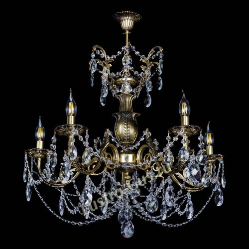 Люстра бронзовая Делия №5 баден в Самаре Гусь Хрустальный