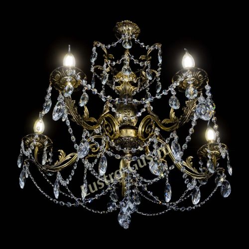 Люстра бронзовая Делия №5 баден в Самаре Гусь Хрустальный