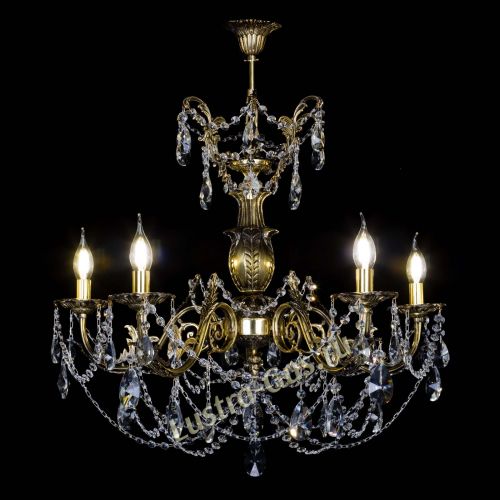 Люстра бронзовая Делия №5 лучик в Самаре Гусь Хрустальный