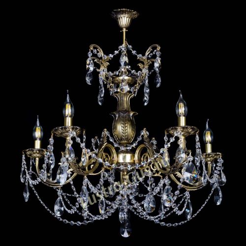 Люстра бронзовая Делия №5 лучик в Самаре Гусь Хрустальный