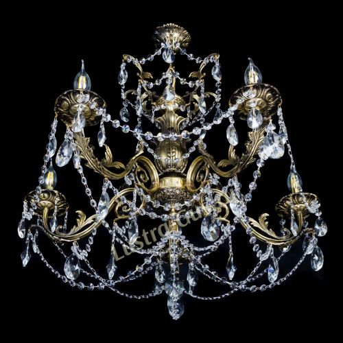 Люстра бронзовая Делия №5 лучик в Самаре Гусь Хрустальный