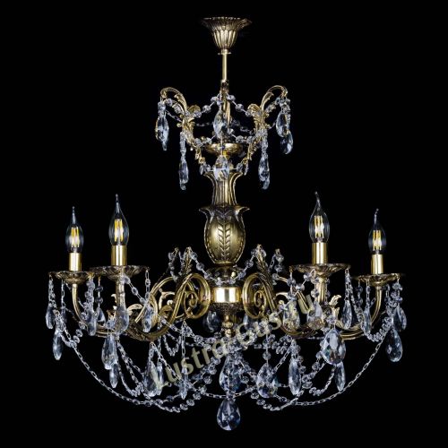 Люстра бронзовая Делия №5 журавлик в Самаре Гусь Хрустальный